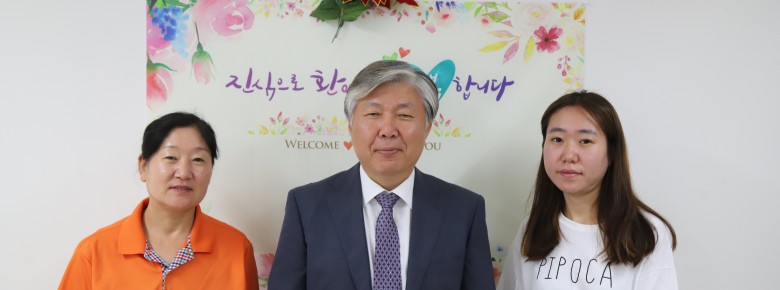 2018년 8월 19일 새가족 정순복성도 , 이명숙성도